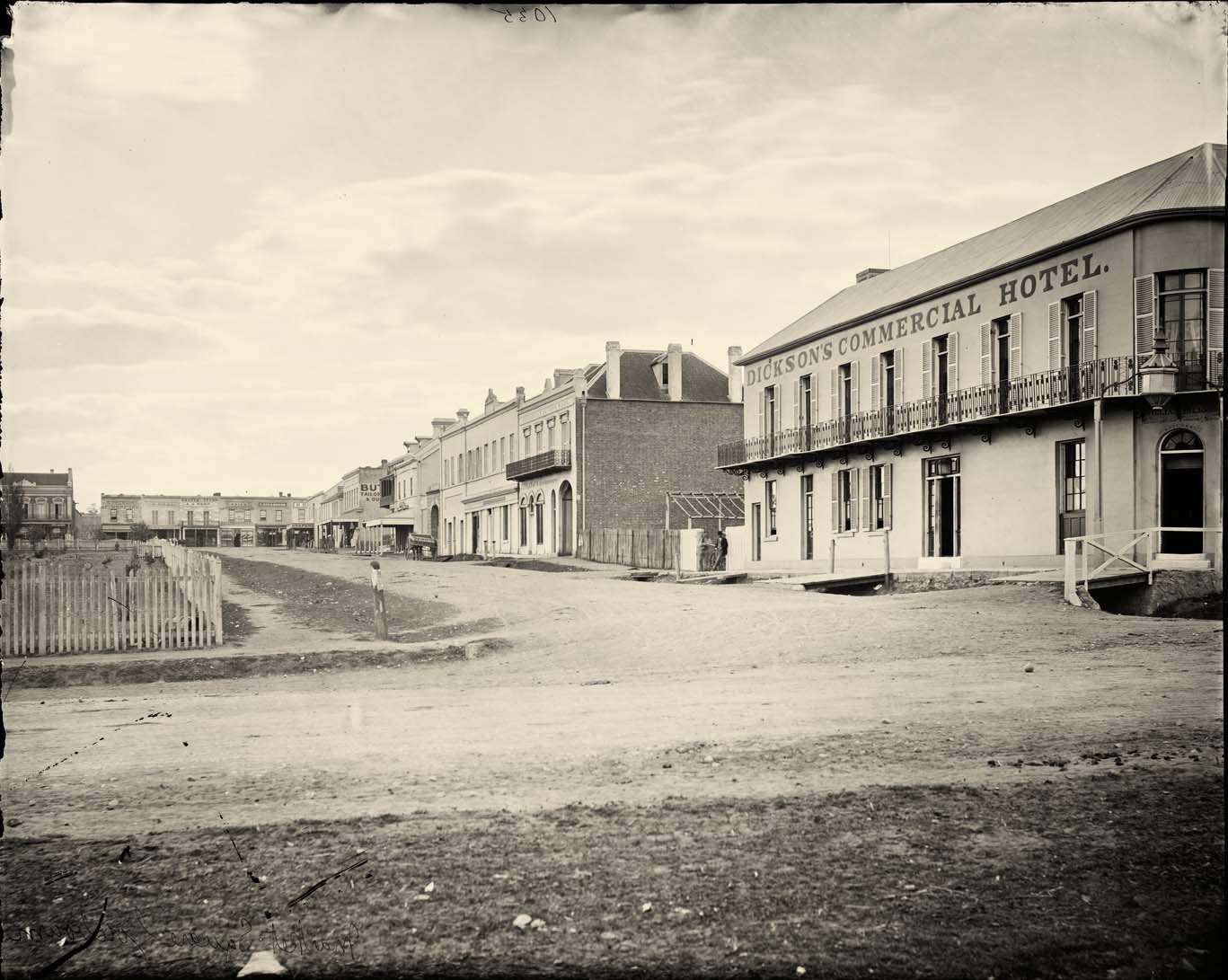 Goulburn. Market Street, looking from Dickson's Commercial Hotel towards Auburn Street, circa 1875