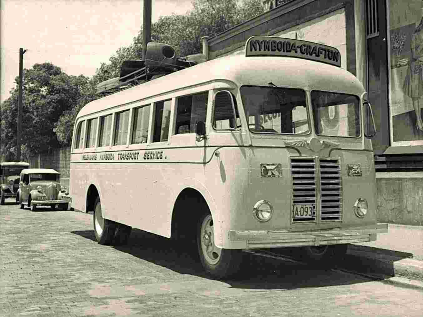 Grafton. Bus at line Nymboida - Grafton