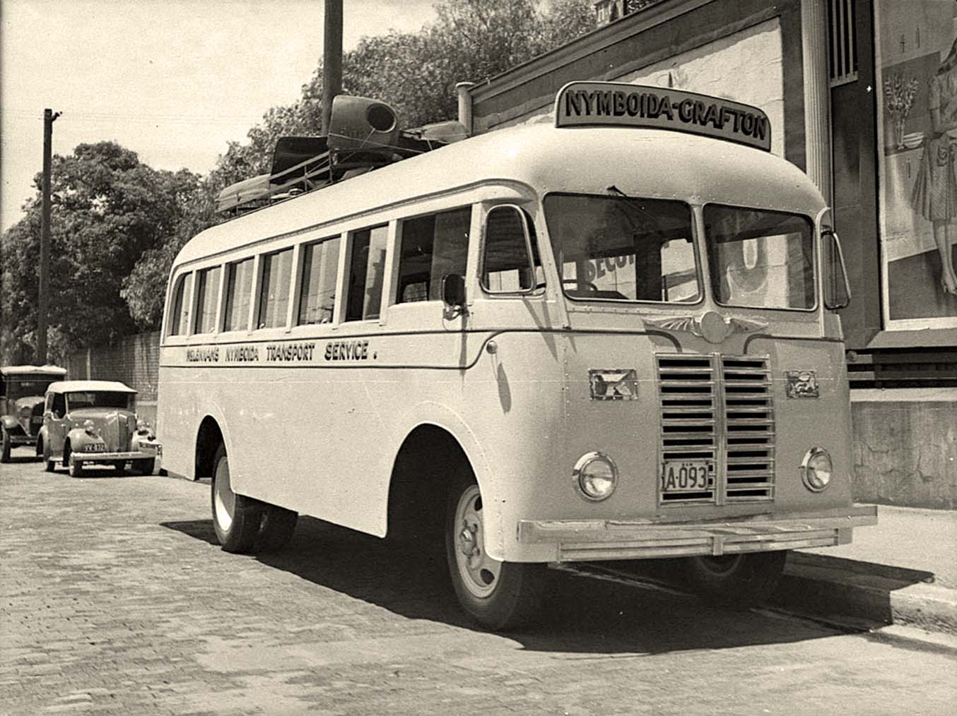 Grafton. Bus at line Nymboida - Grafton, 1939