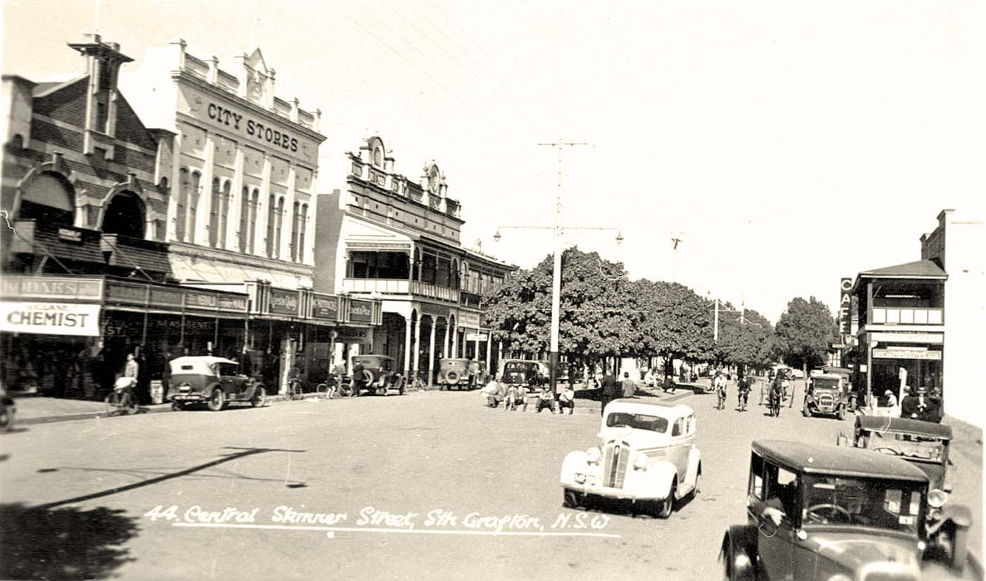 Grafton. Central Skinner Street, South Grafton, circa 1935