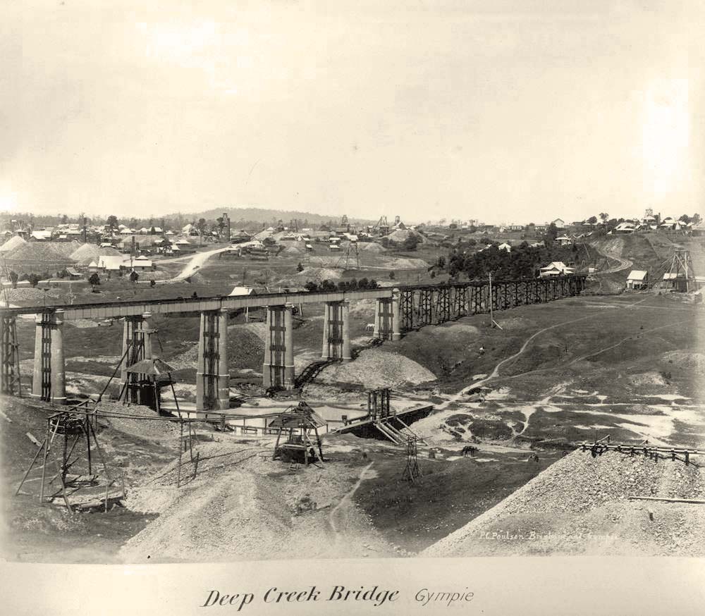 Gympie. Deep Creek Bridge, circa 1890