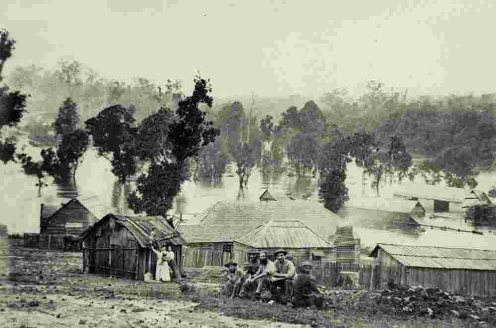 Floods in the Gympie area in 1870
