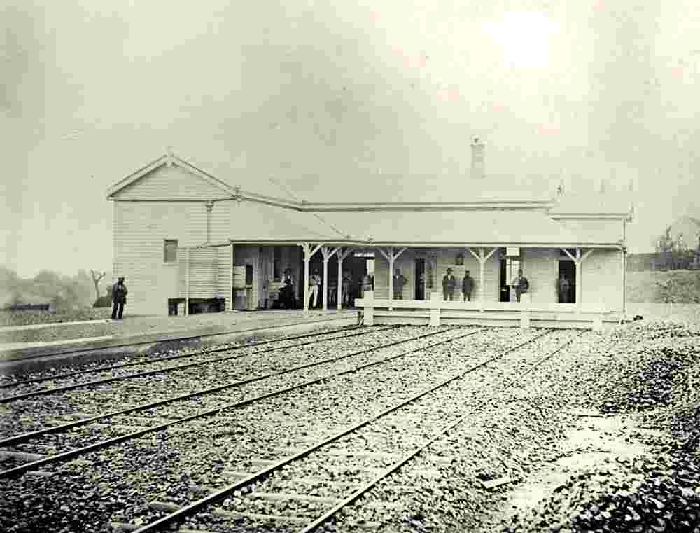Gympie. Railway Station in 1882