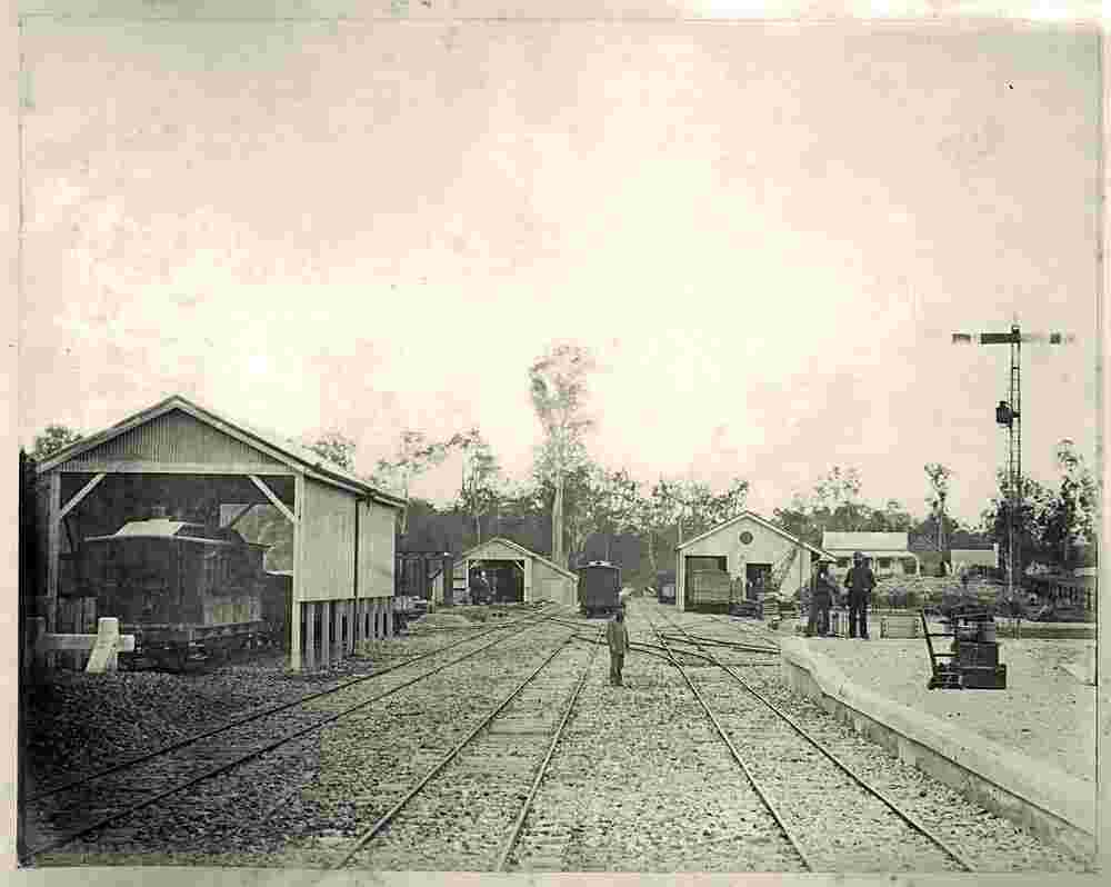 Gympie. Railway Yard, 1882