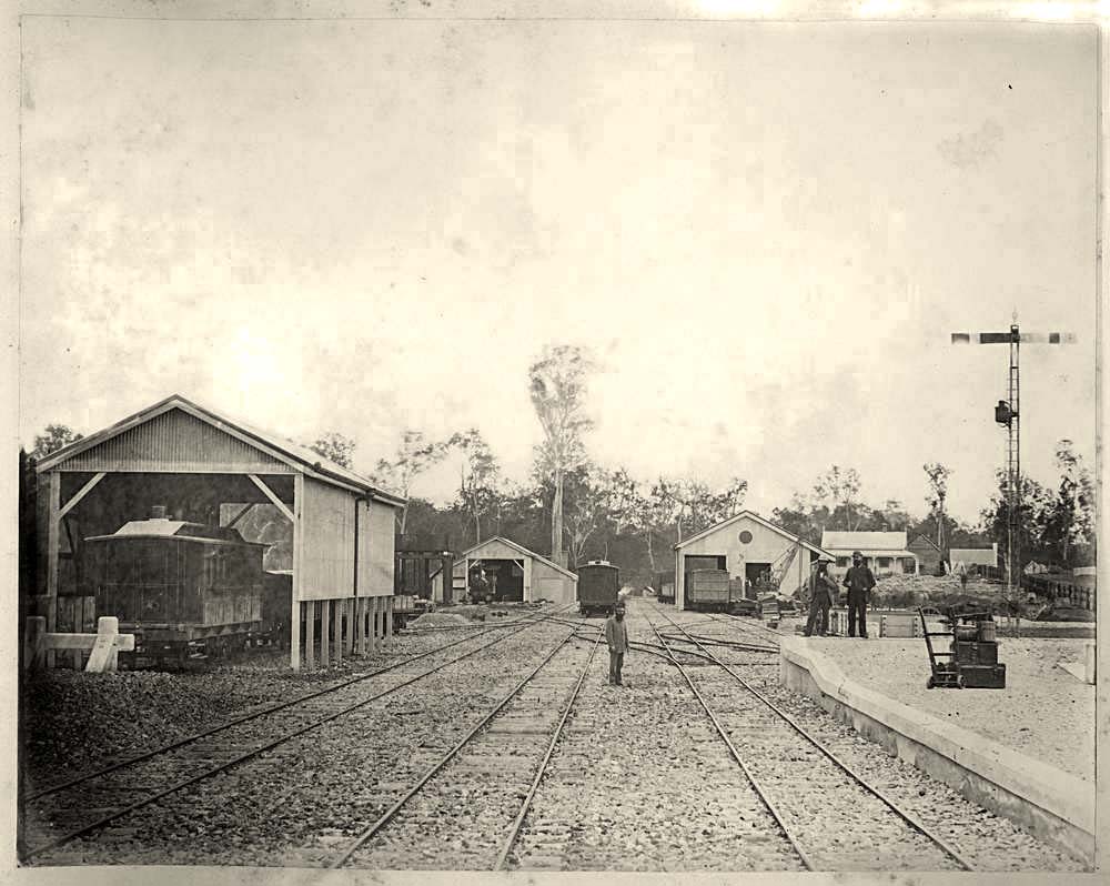 Gympie. Railway Yard, 1882