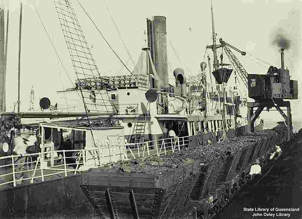 Hervey Bay. The Steamship 'Calulu'