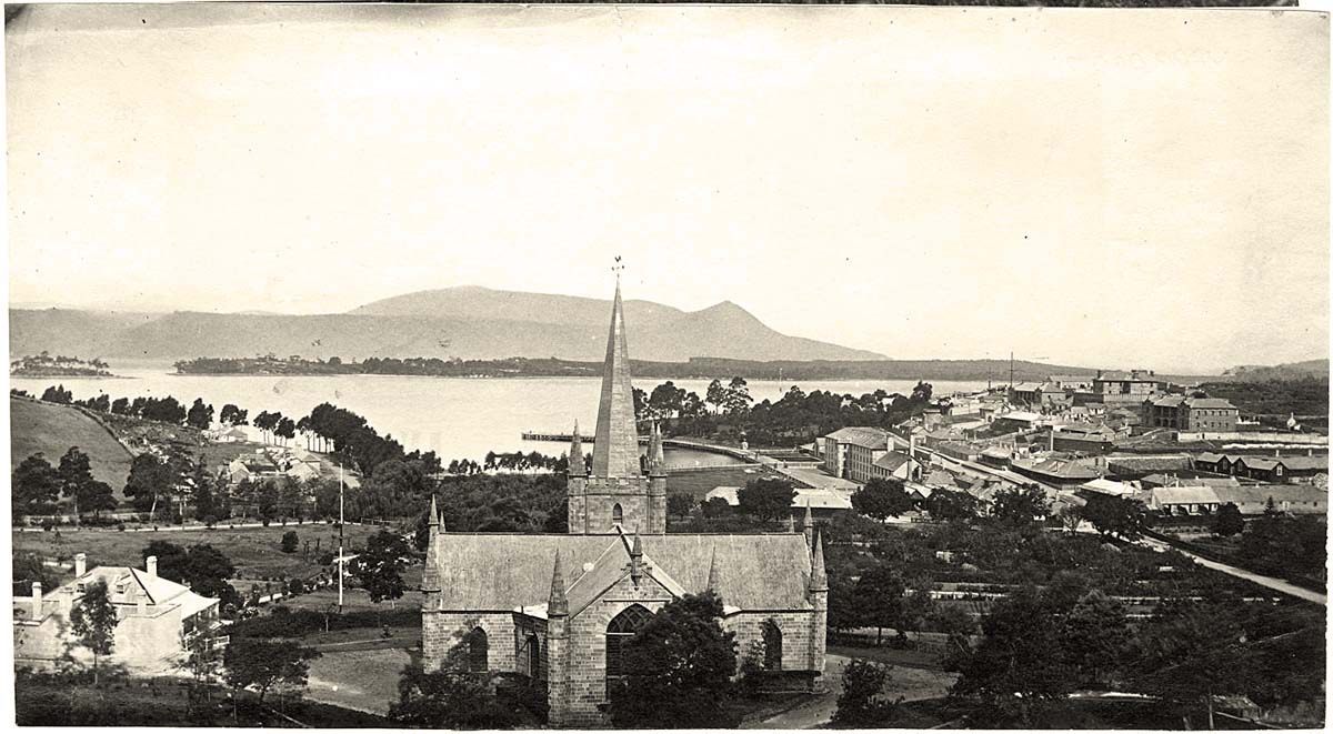 Hobart. Port Arthur church and Penitentiary, circa 1880