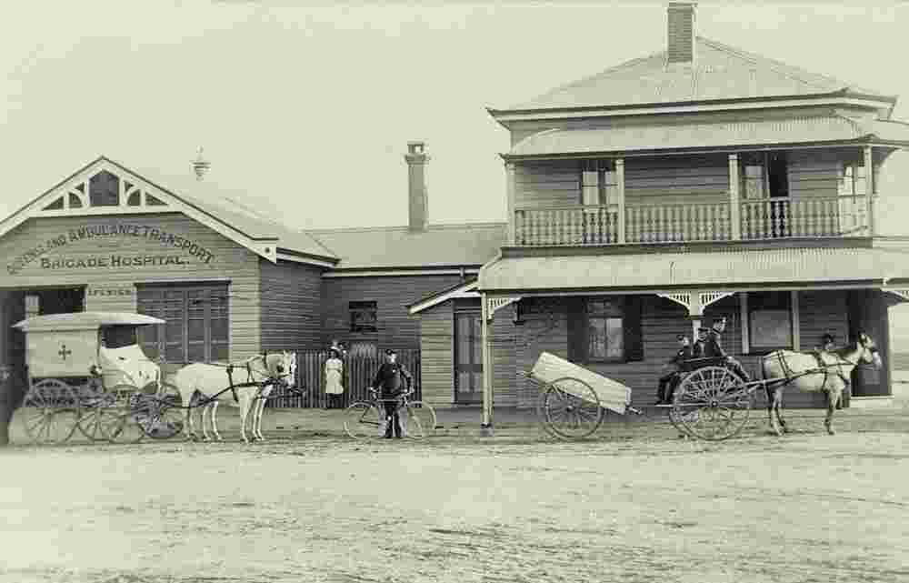 Ipswich. Ambulance station, circa 1912