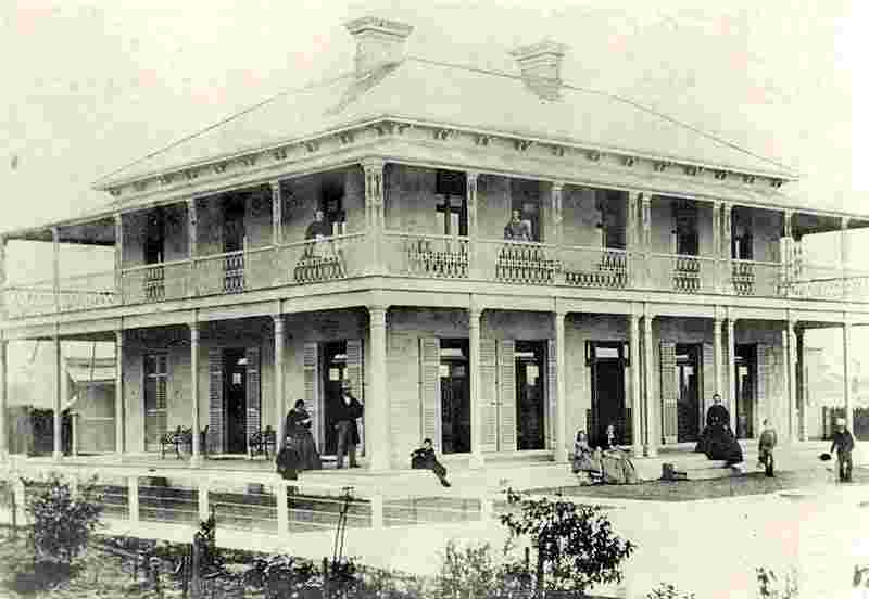 Ipswich. Large residence in two storeys, circa 1870
