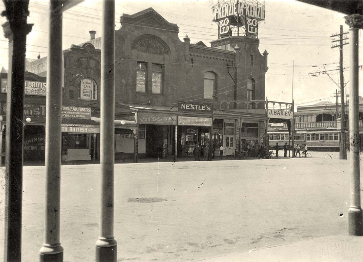Kalgoorlie. McKenzie & Co Ltd. building on the corner of Hannan and Maritana Streets, 1929