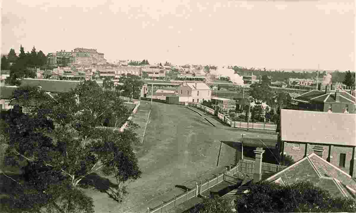 Katoomba. Panorama of the town