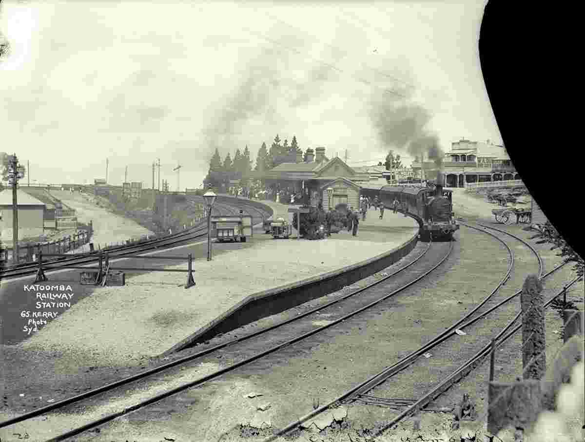 Katoomba. Railway Station, 1900