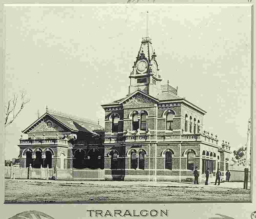 La Trobe. Public building, Traralgon, circa 1900