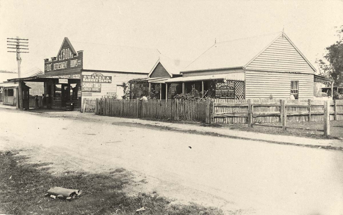 Lake Macquarie. Swansea - C.F. Boon's Store, circa 1900
