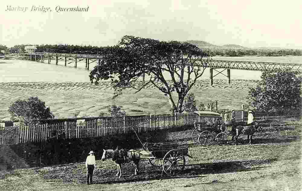 Mackay. Bridge over the Pioneer River, circa 1907