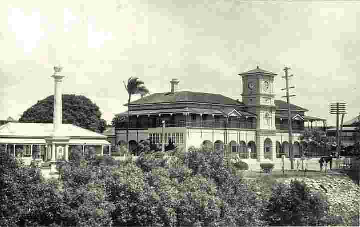 Mackay. War Memorial and Post Office, circa 1936
