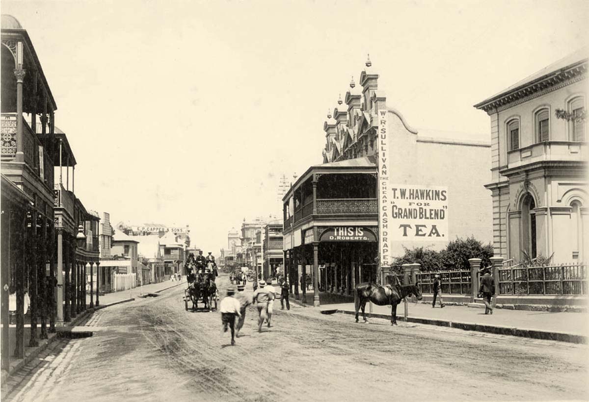 Maitland. High Street, West Maitland, between 1900 and 1910