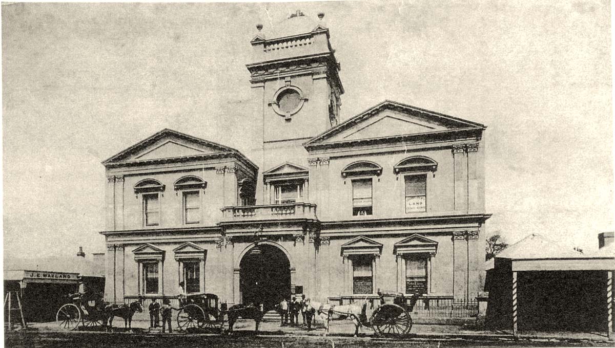Maitland Town Hall in its early days