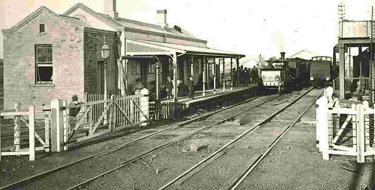 Maitland. Railway Station, 31 December 1877
