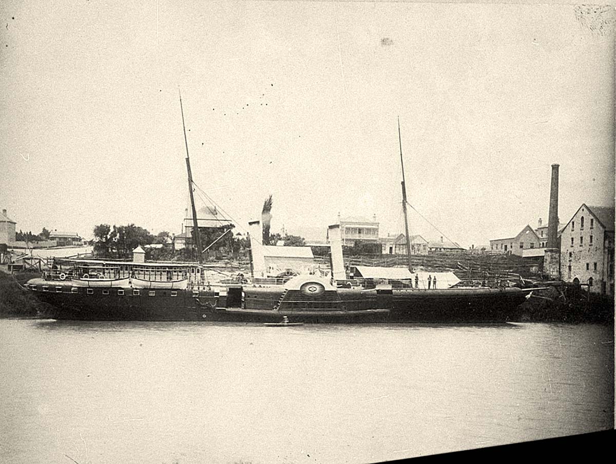 Maitland. S.S. Coonanbarra, paddle steamer, 1884