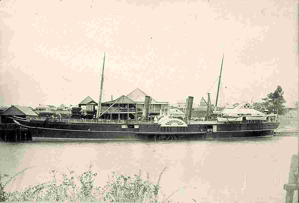 Maitland. S.S. Maitland, paddle steamer