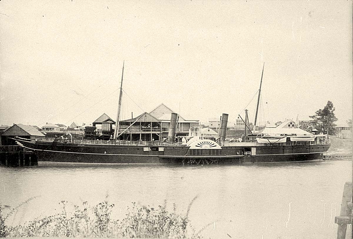 Maitland. S.S. Maitland, paddle steamer, 1884