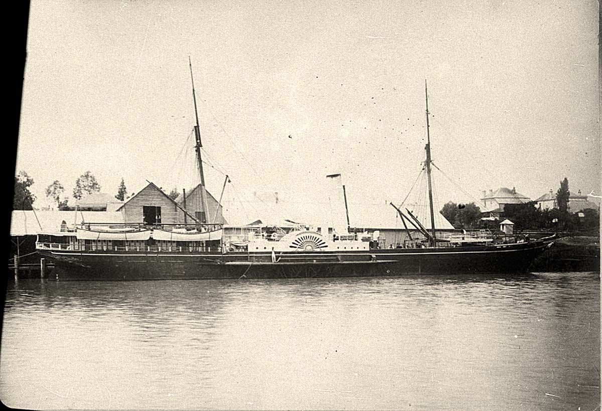 Maitland. S.S. Sydney, paddle steamer, 1884