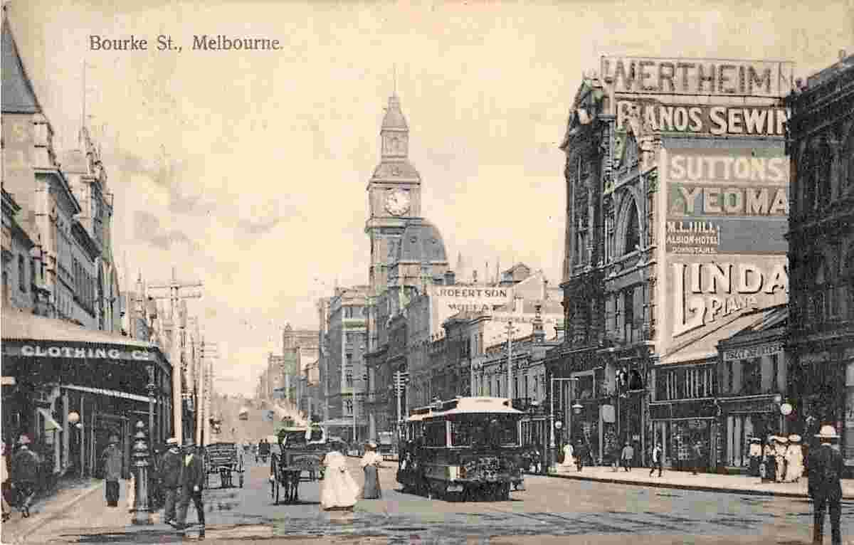Melbourne. Bourke Street