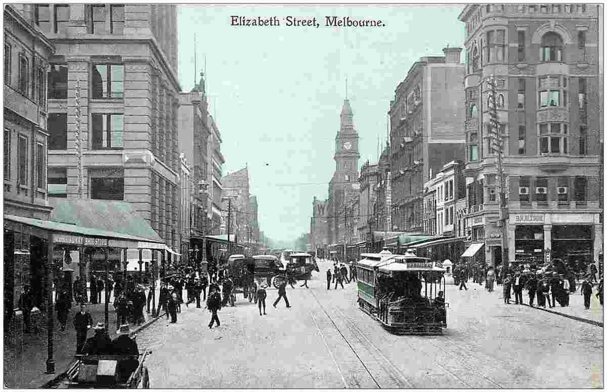 Melbourne. Elisabeth Street