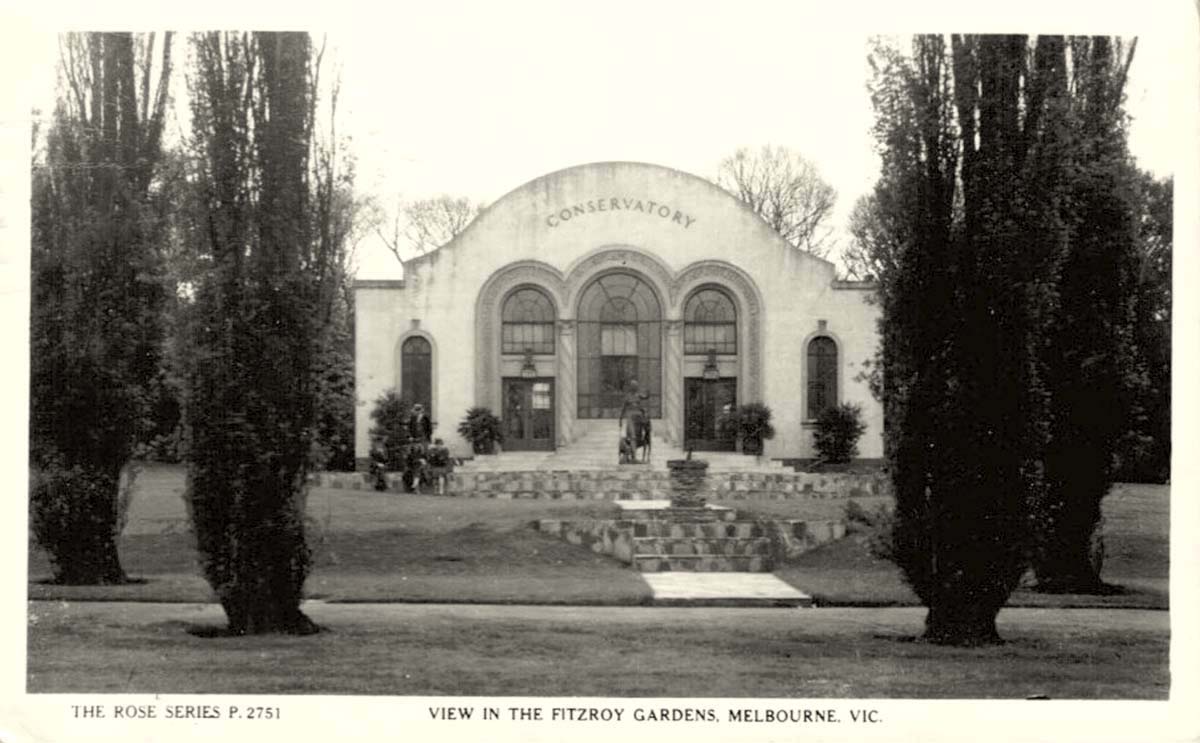 Melbourne. Fitzroy Gardens - Conservatory
