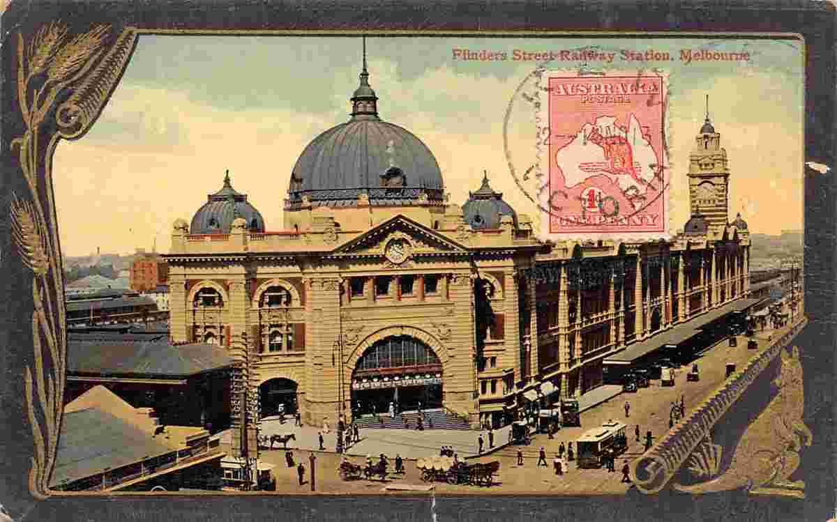 Melbourne. Flinders Street Railway Station