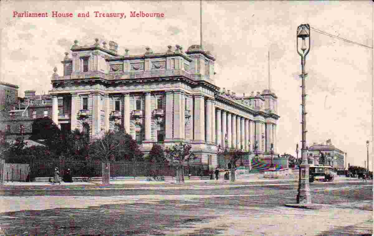 Melbourne. Parliament House and Treasury