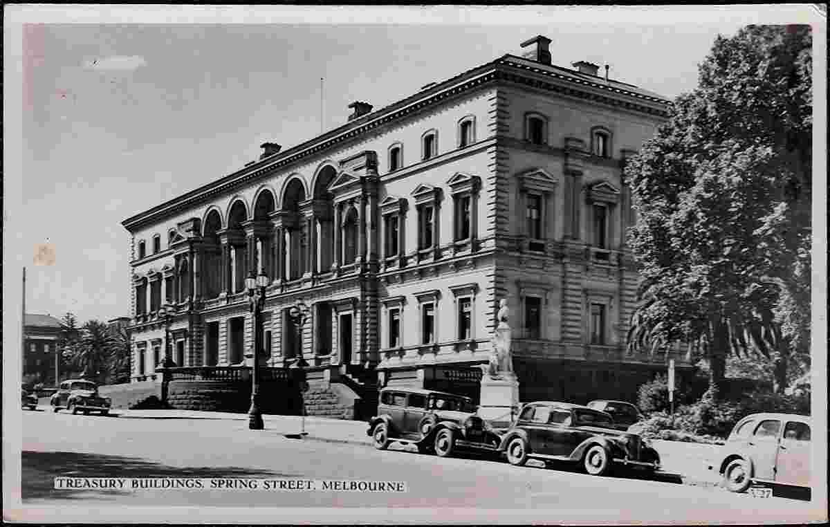 Melbourne. Treasury Building, Spring Street