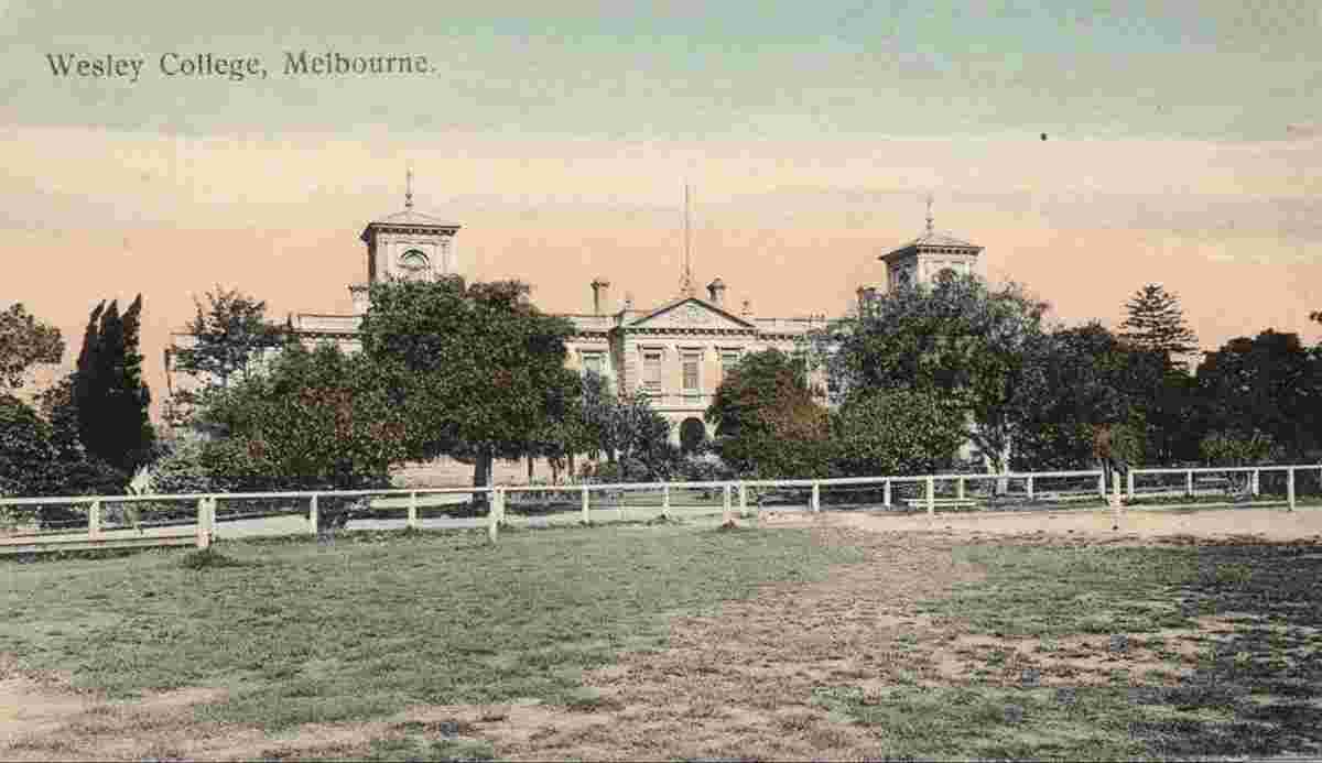 Melbourne. Wesle College, 1905