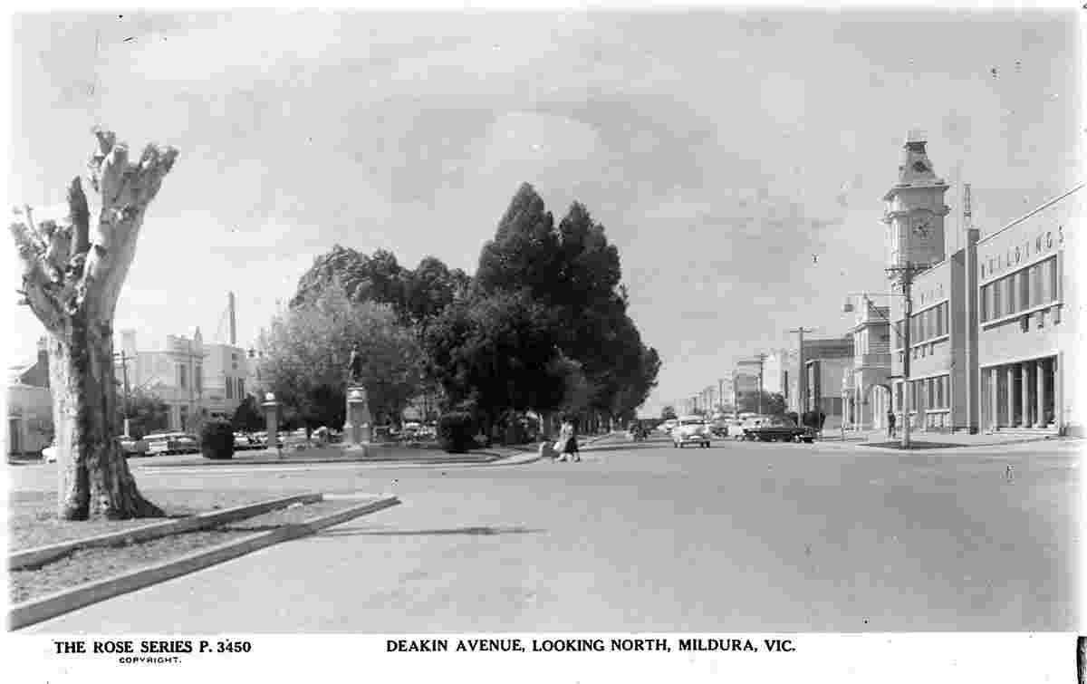 Mildura. Deakin Avenue, between 1920 and 1954