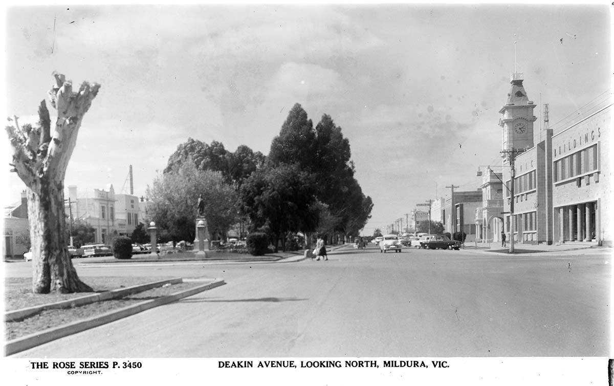 Mildura. Deakin Avenue, between 1920 and 1954