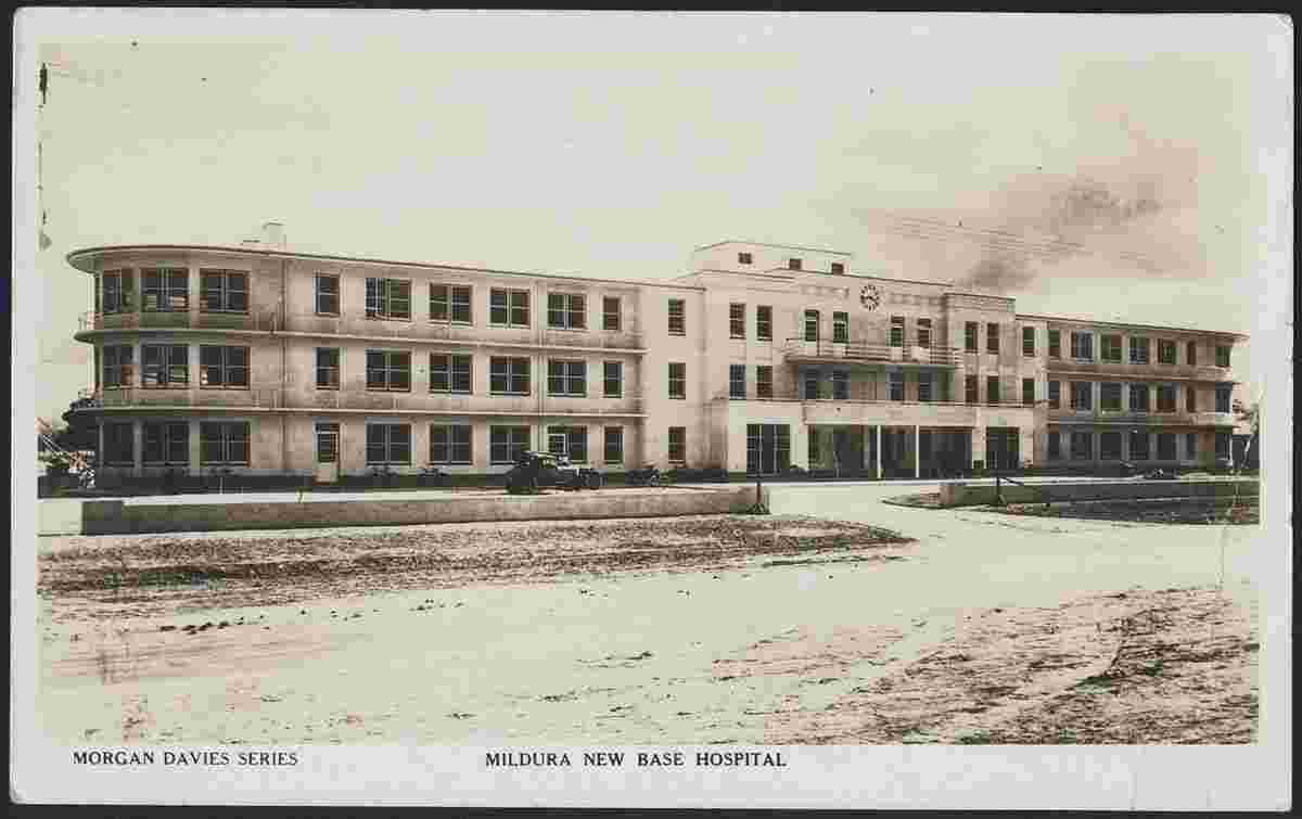 Mildura. New base Hospital, 1934
