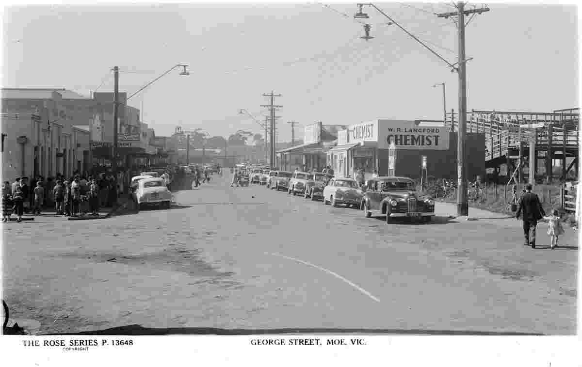 Moe. George Street, between 1920 and 1954