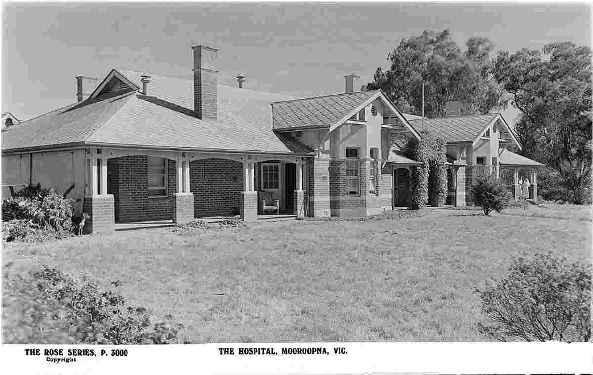 Mooroopna. Hospital, between 1920 and 1954