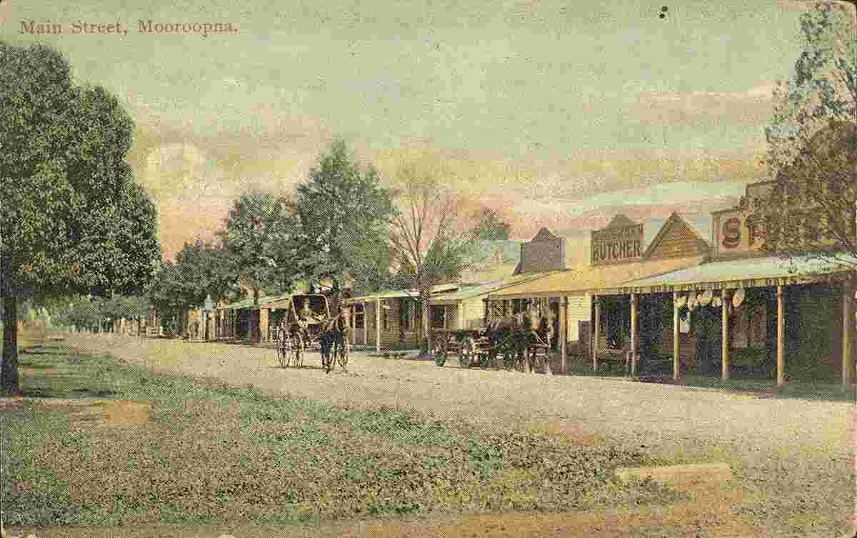 Mooroopna. Main Street, 1906
