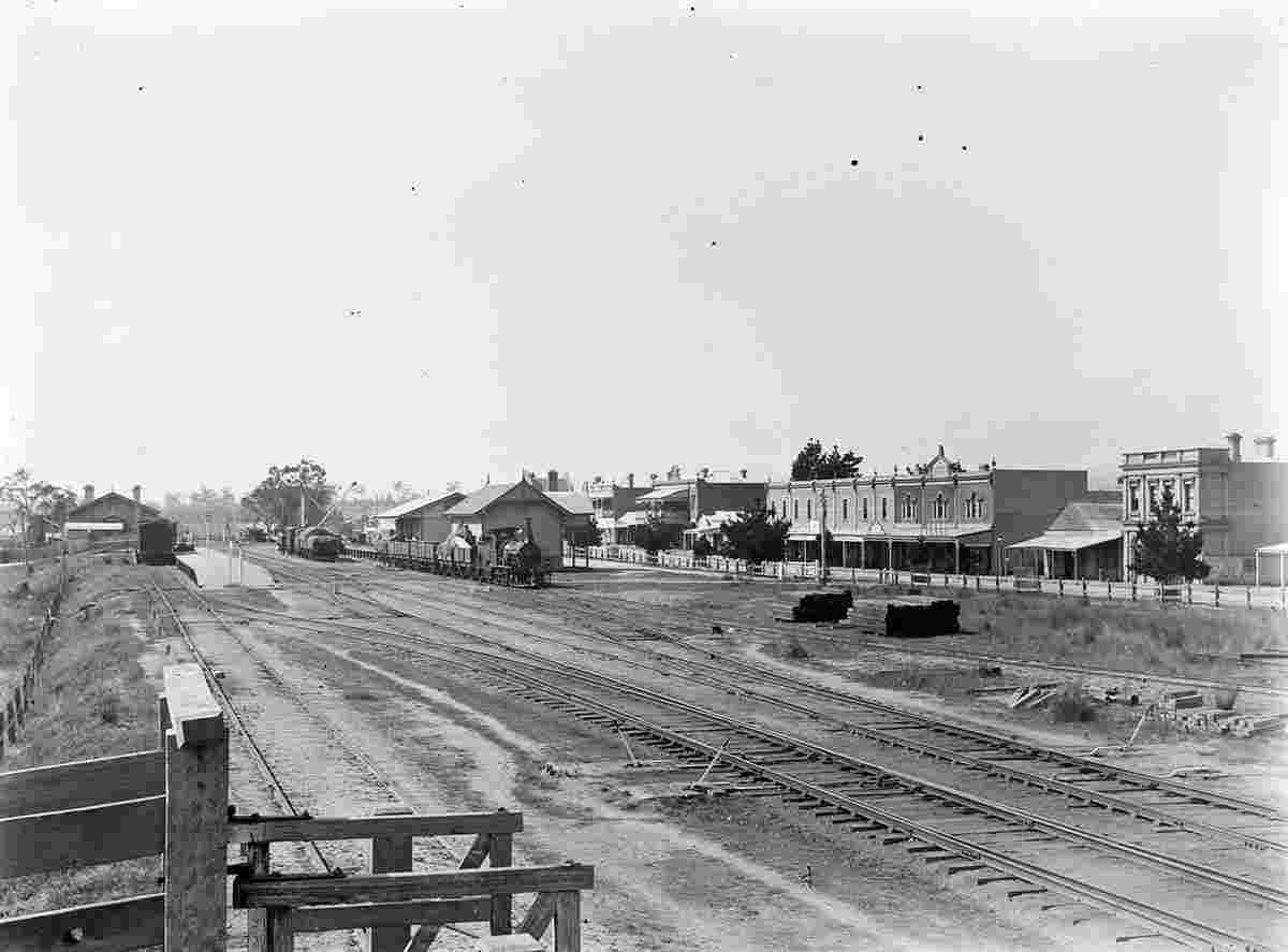 Morwell. Railway Station, circa 1890