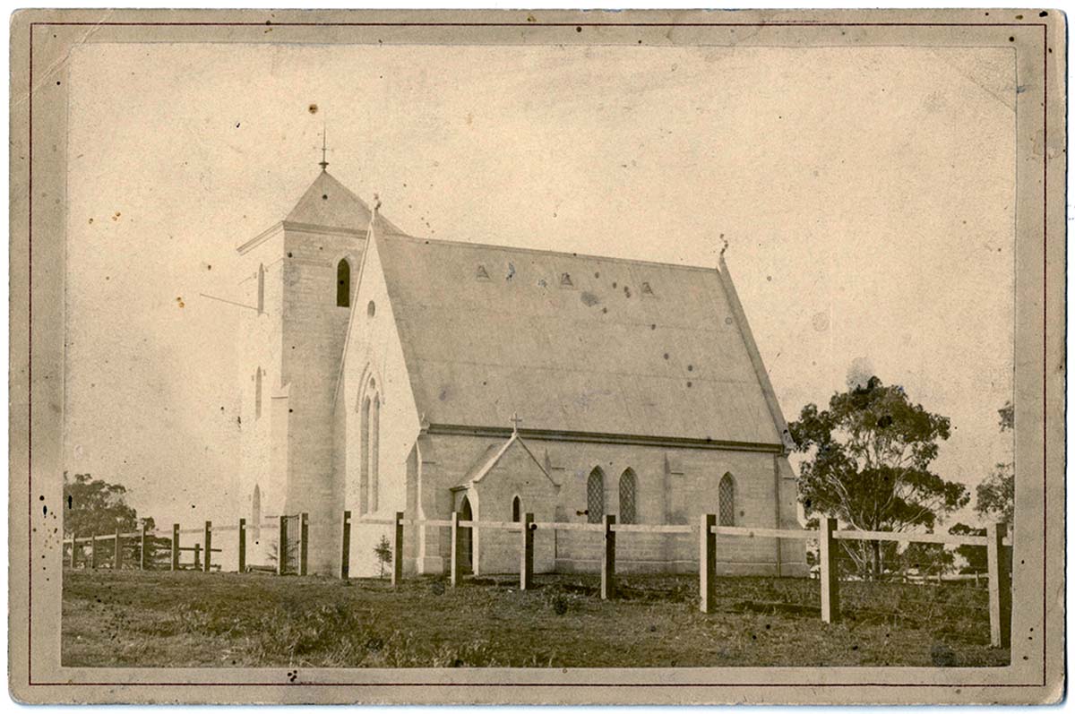 Mount Gambier. Church of Holy Cross, circa 1875