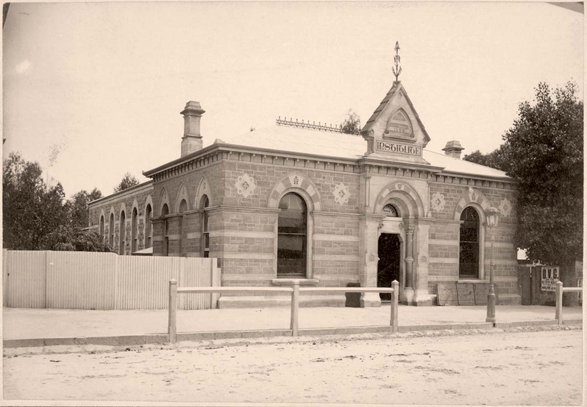 Mount Gambier. Institute Building, 1880