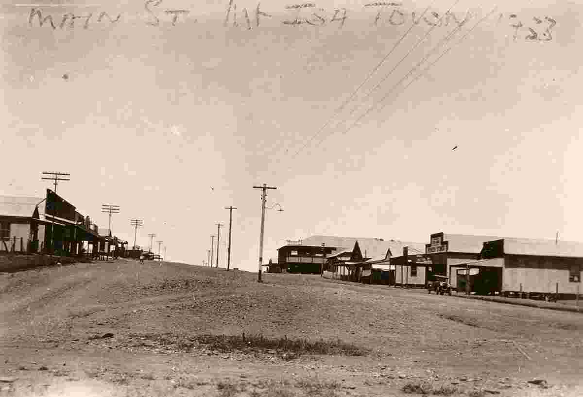 Mount Isa. Main Street, 1933