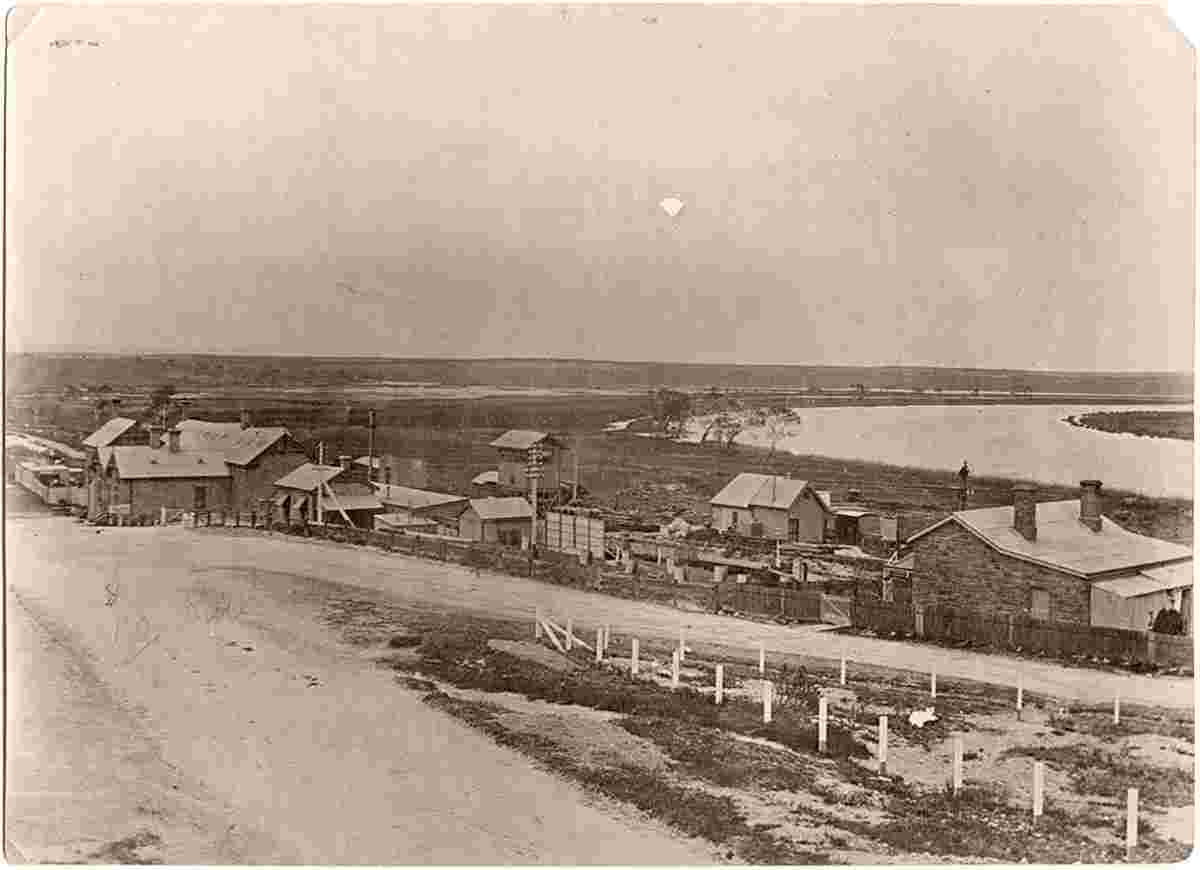 Murray Bridge. Railway Station, 1880