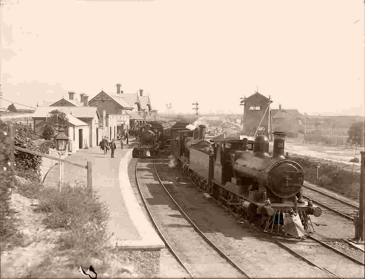 Murray Bridge. Railway Station, 1898