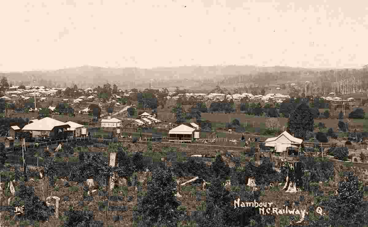 View over Nambour, 1918