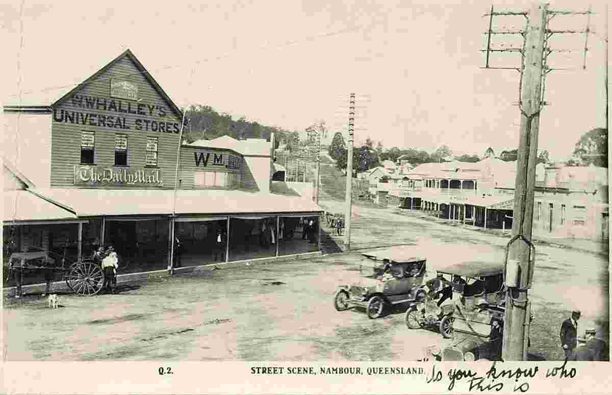 Nambour. W. Whalley's Universal Stores on Main street
