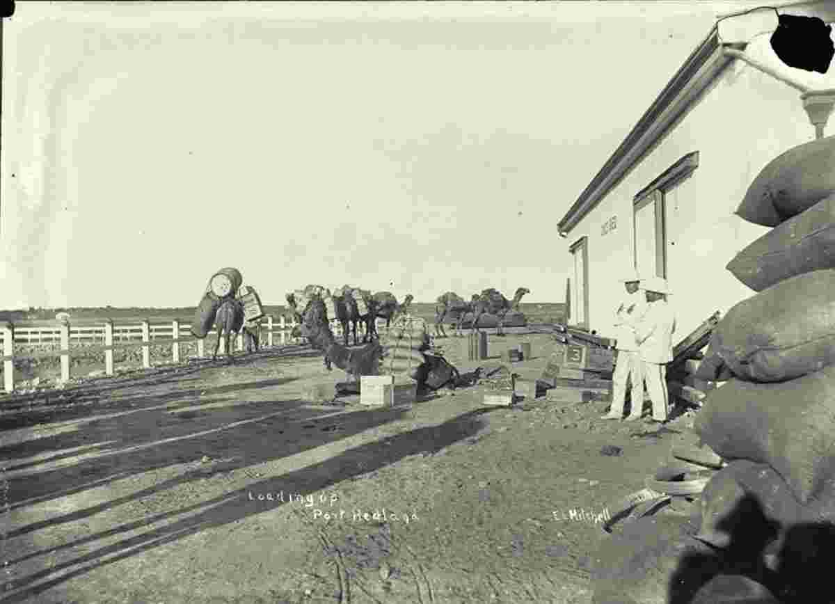 Port Hedland. Loading up, circa 1910