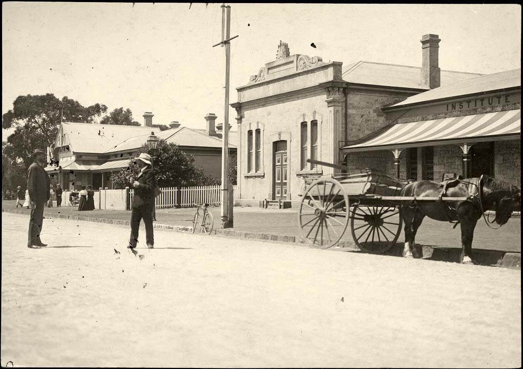 Port Lincoln. Post office and Institute, 1907